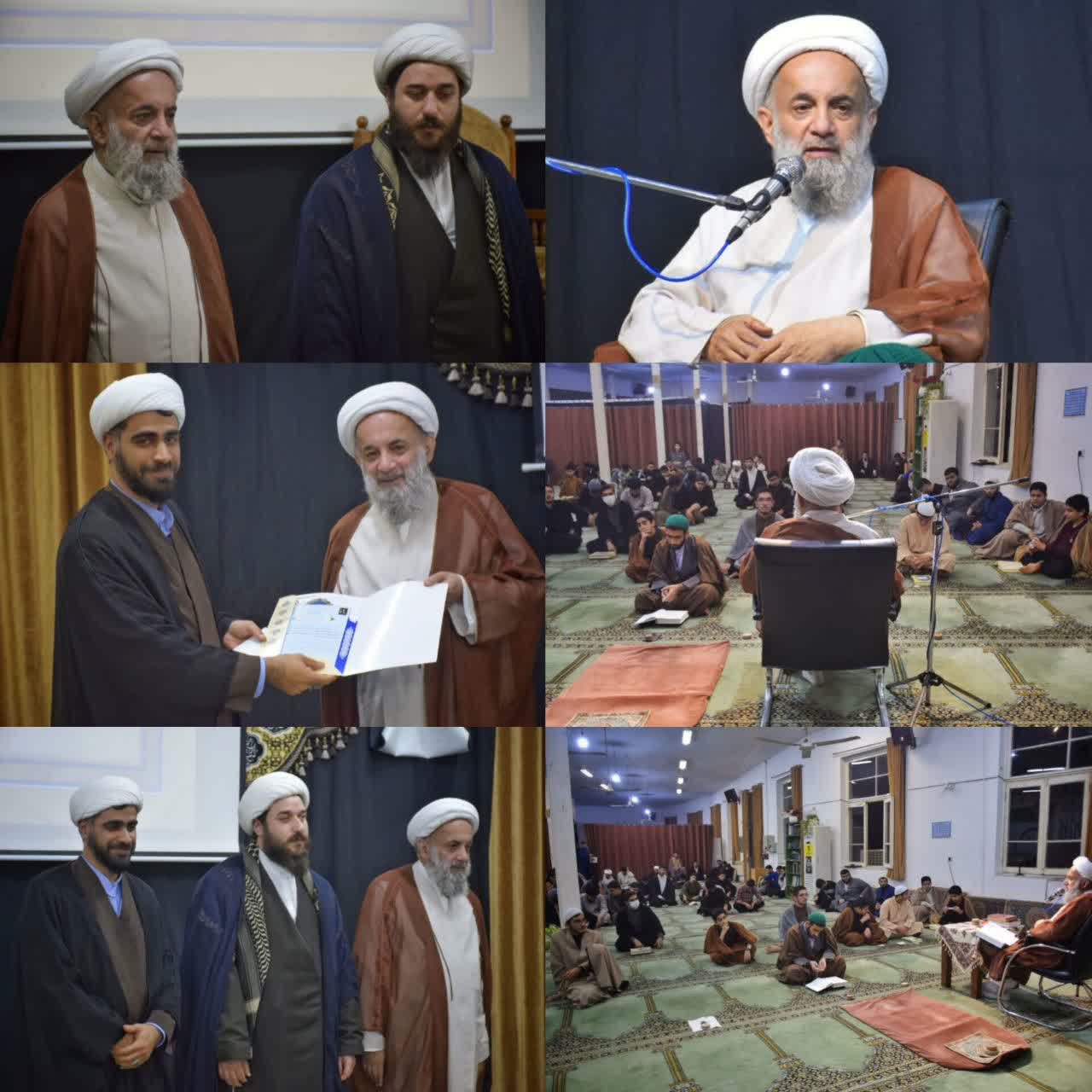 معارفه فرمانده جديد بسيج طلاب جوادالائمه (ع) در مدرسه علميه خاتم‌الانبياء (ص) بابل؛ تقدير از زحمات حجت‌الاسلام حبيبيان