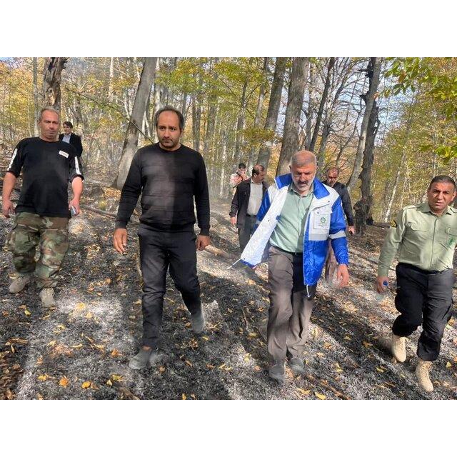 آتش‌سوزي جنگل‌هاي مرزي ساري و نکا کمتر از 8 تا 9 ساعت مهار و امروز خاموشي کامل آن حاصل شد