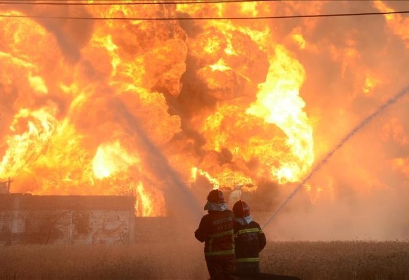 حمله پهپادی اوکراین به بندر روسی در دریای آزوف؛ آتش‌سوزی در پایانه گاز