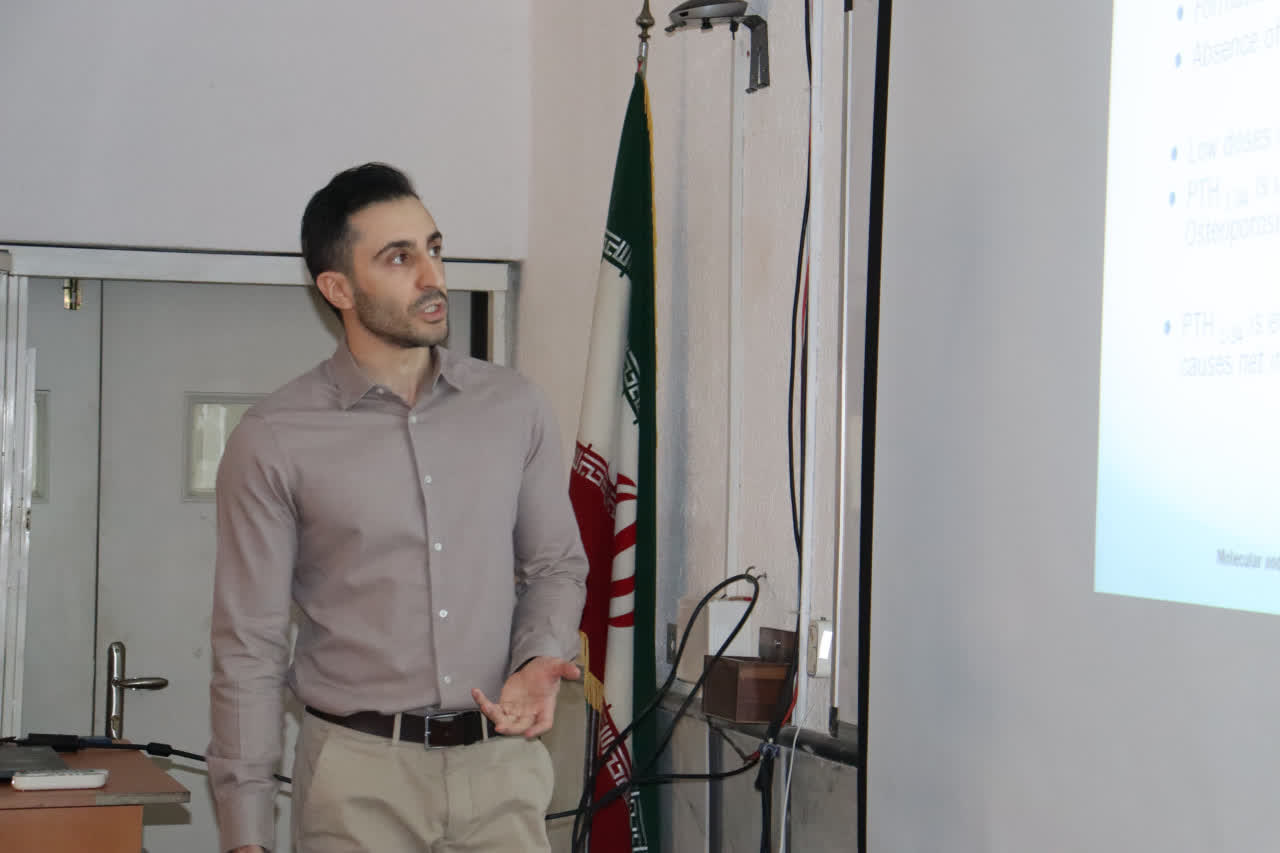 توليد و مشخصه يابي داربست هاي مهندسي بافت پلي لاکتيک اسيد فعال شده با هورمون پاراتيروئيد توسط عضوهيأت علمي دانشگاه صنعتي نوشيرواني بابل