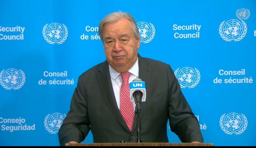 گوترش : ضمن احترام به آتش بس به کابوس غزه پايان دهيد