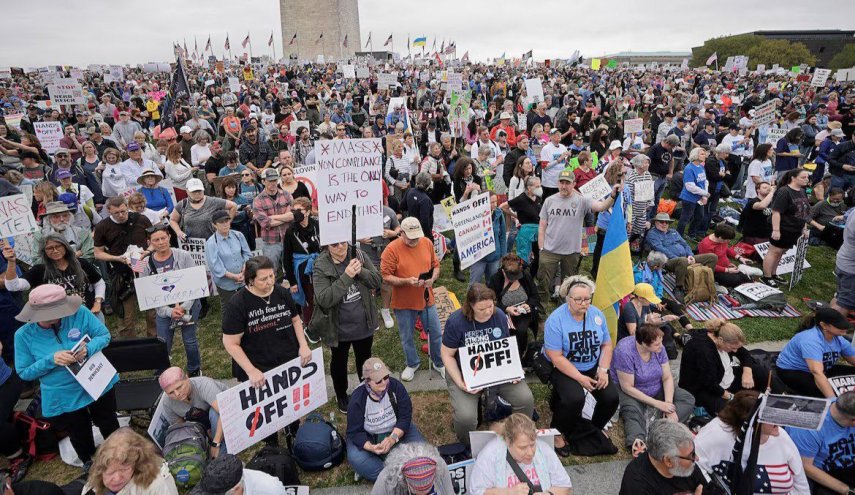 آمریکا فردا صحنه تظاهرات میلیون‌ها تن در اعتراض به سیاست‌های ترامپ