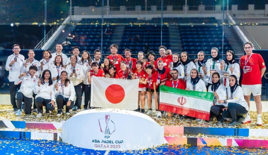 تیم پدل بانوان ایران نایب قهرمان آسیا شد/ تیم مردان در رده چهارم