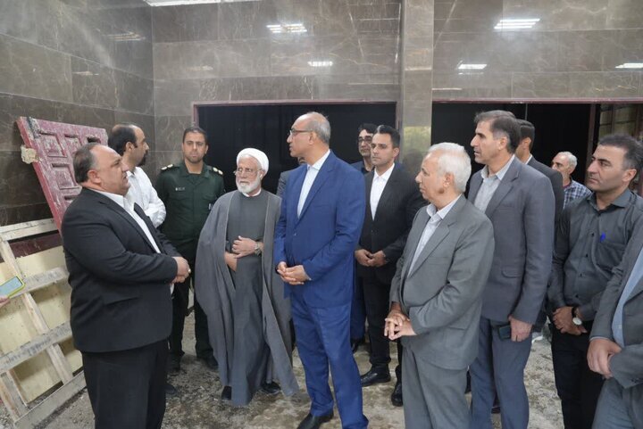 بازديد احمدي از پروژه‌هاي فرهنگي هرسين