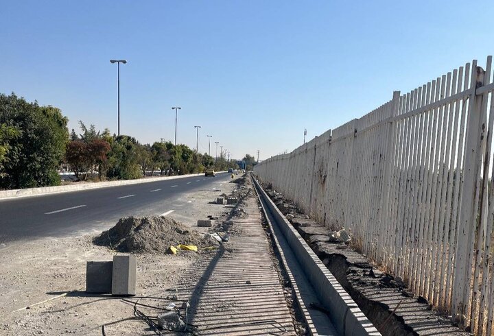 آغاز عمليات احداث انهار در بلوار علي دايي