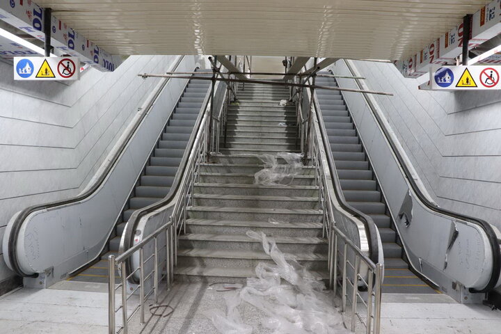 بهره برداري از دسترسي جديد ايستگاه ميرزاي شيرازي و 4 دستگاه پله برقي در ايستگاه محمديه