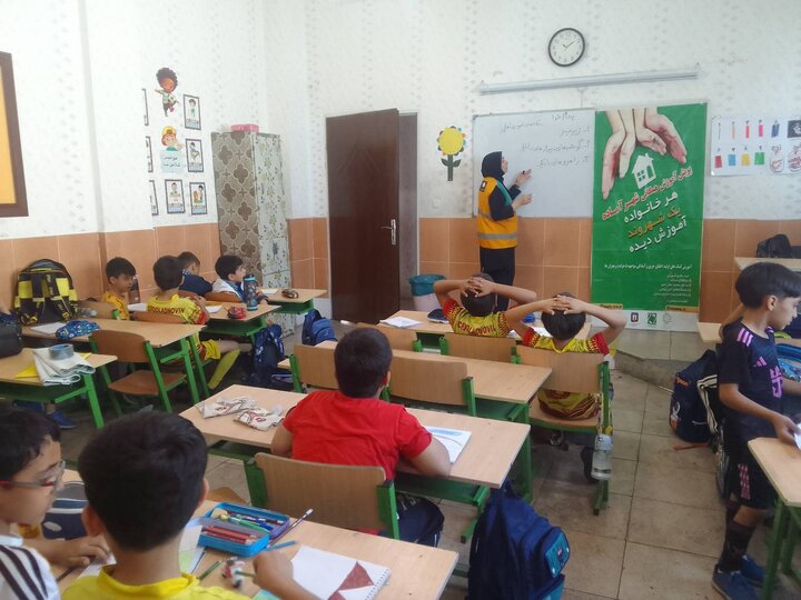 پويش «شهر آماده» در مدارس منطقه22 اجرا شد