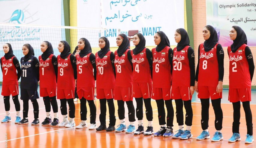 حضور تاریخی دختران والیبالیست ایران در فینال