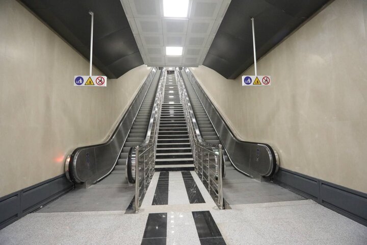 دو دستگاه پله‌برقي جديد در ايستگاه ميدان محمديه به بهره‌برداري رسيد