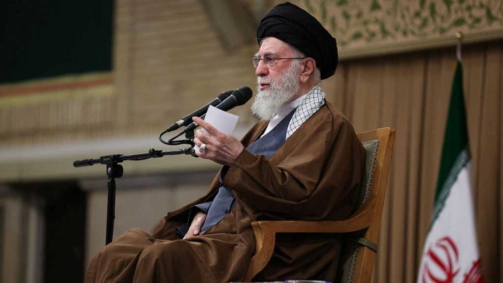 Iran`s Supreme Leader says cooperation with US not possible while it backs Israel