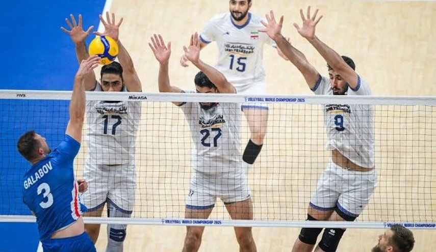 تیم ملی والیبال ایران با ستاره های جوان در ریاض