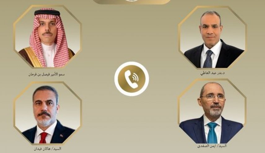 گفت‌وگوی تلفنی وزرای خارجه مصر، عربستان، اردن و ترکیه درباره اوضاع غزه و سودان