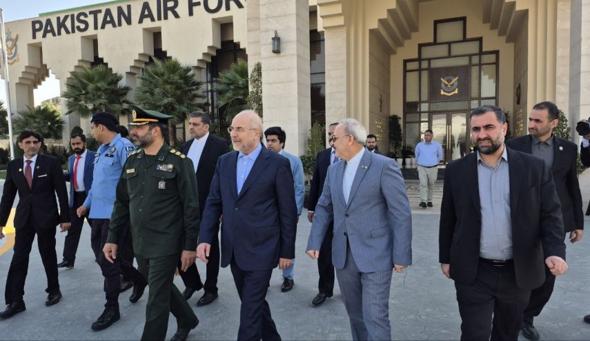 قاليباف وارد کراچي قطب اقتصادي پاکستان شد