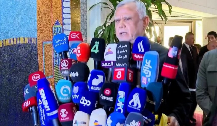 عامری: اجازه مداخله خارجی در تشکیل دولت آینده عراق را نمی‌دهیم
