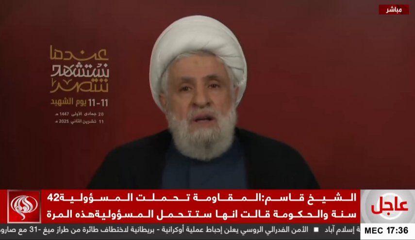 دبیر کل حزب‌الله لبنان در گرامیداشت «روز شهید»: احمد قصیر نمادی از همه شهیدان است