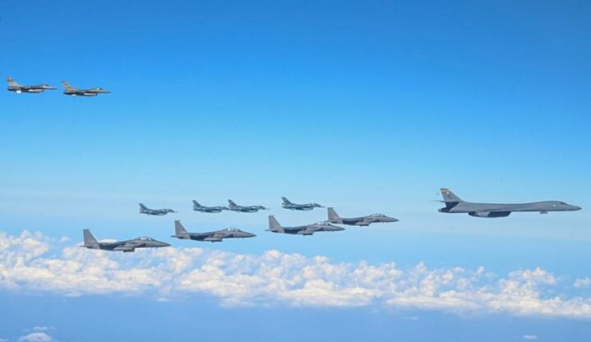 رزمایش دریایی آمریکا و کره جنوبی به پایان رسید