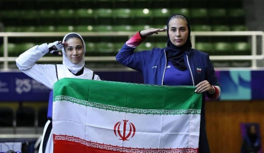 طلای بانوی تکواندوکار ایران در ریاض