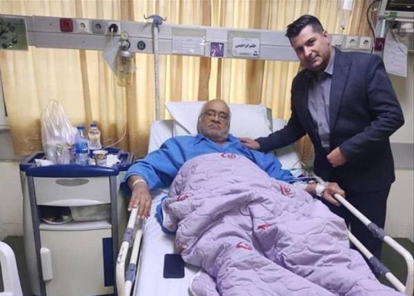 عیادت رئیس دپارتمان داوری از سیدرضا غیاثی