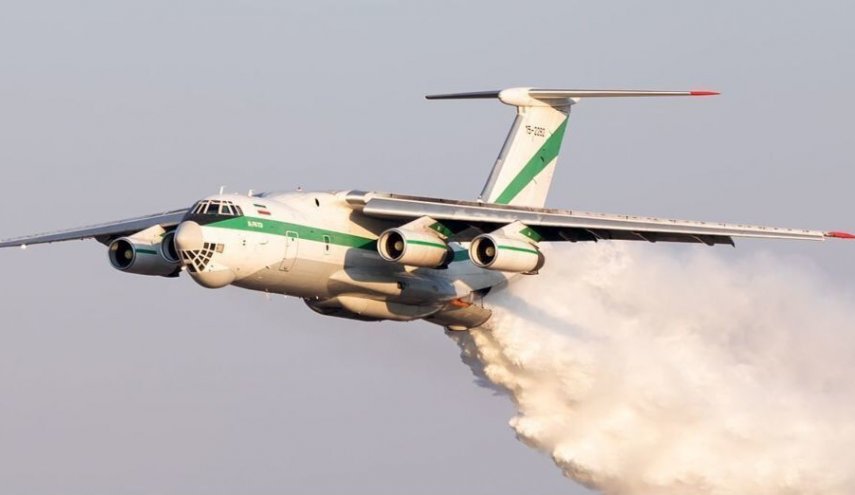 عملیات مشترک هوایی ارتش و سپاه برای مهار آتش‌سوزی جنگل چالوس آغاز شد