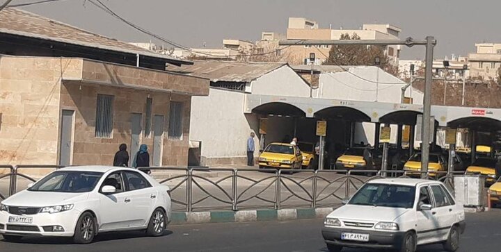 پایانه تاکسی شمشیری بهسازی و ساماندهی شد