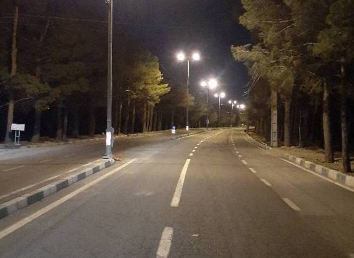 بازسازي و ارتقاء سيستم روشنايي 49 کيلومتر از مسيرهاي بوستان چيتگر