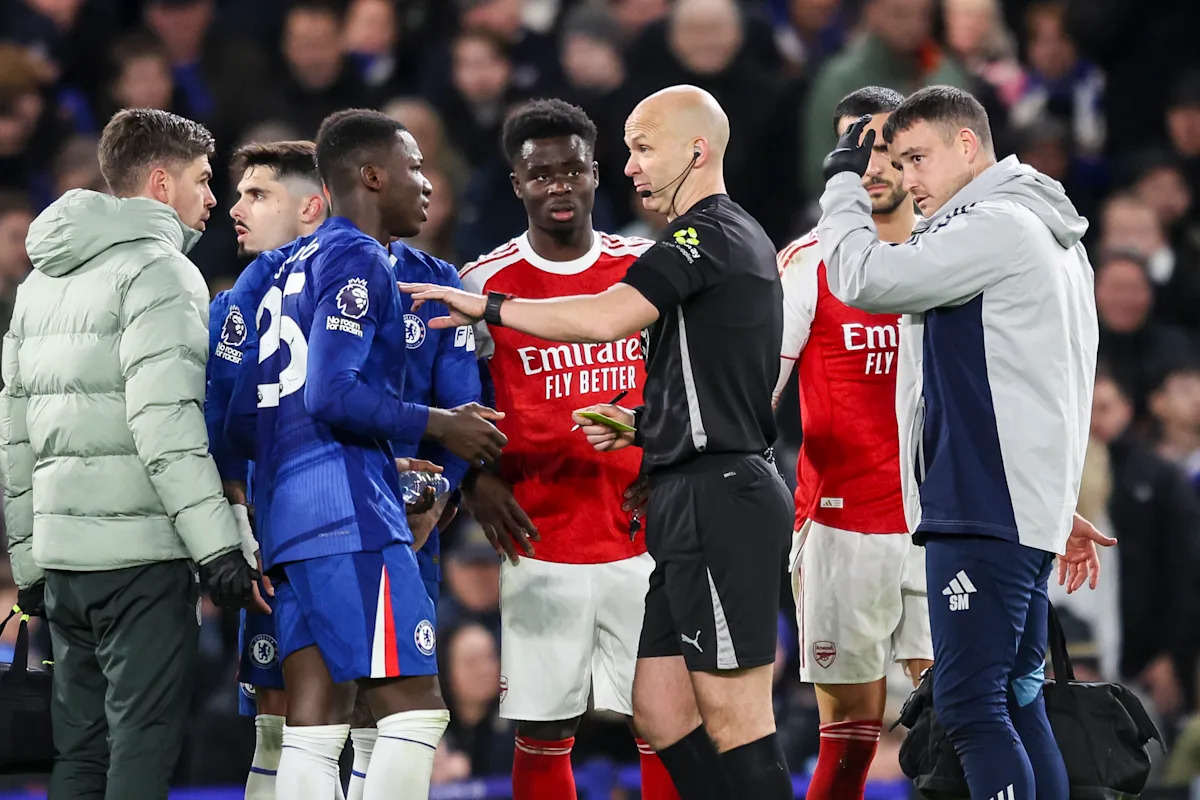 Chelsea holds Arsenal despite Moises Caicedo`s red, Barcelona rattled, Bayern saved: Weekend`s biggest soccer takeaways