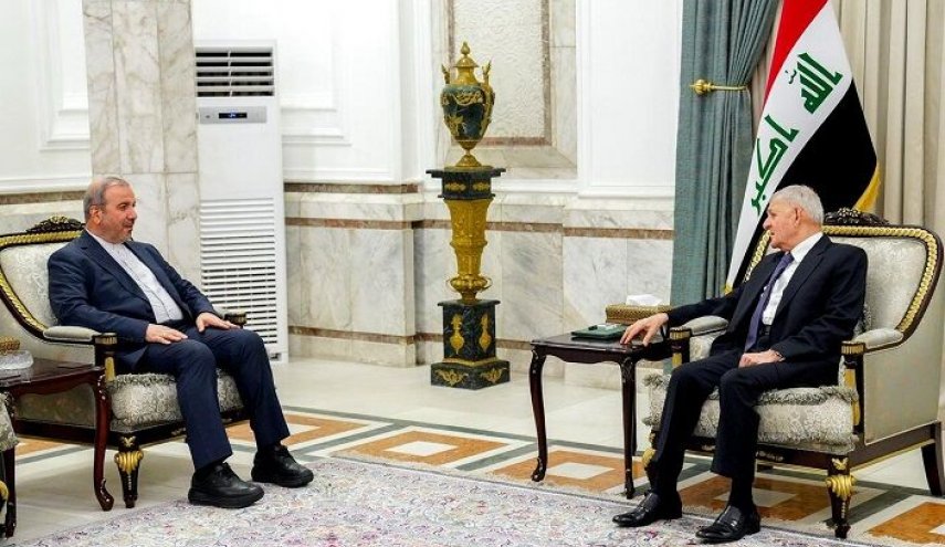 تأکید رئیس جمهور عراق بر تقویت روابط با ایران