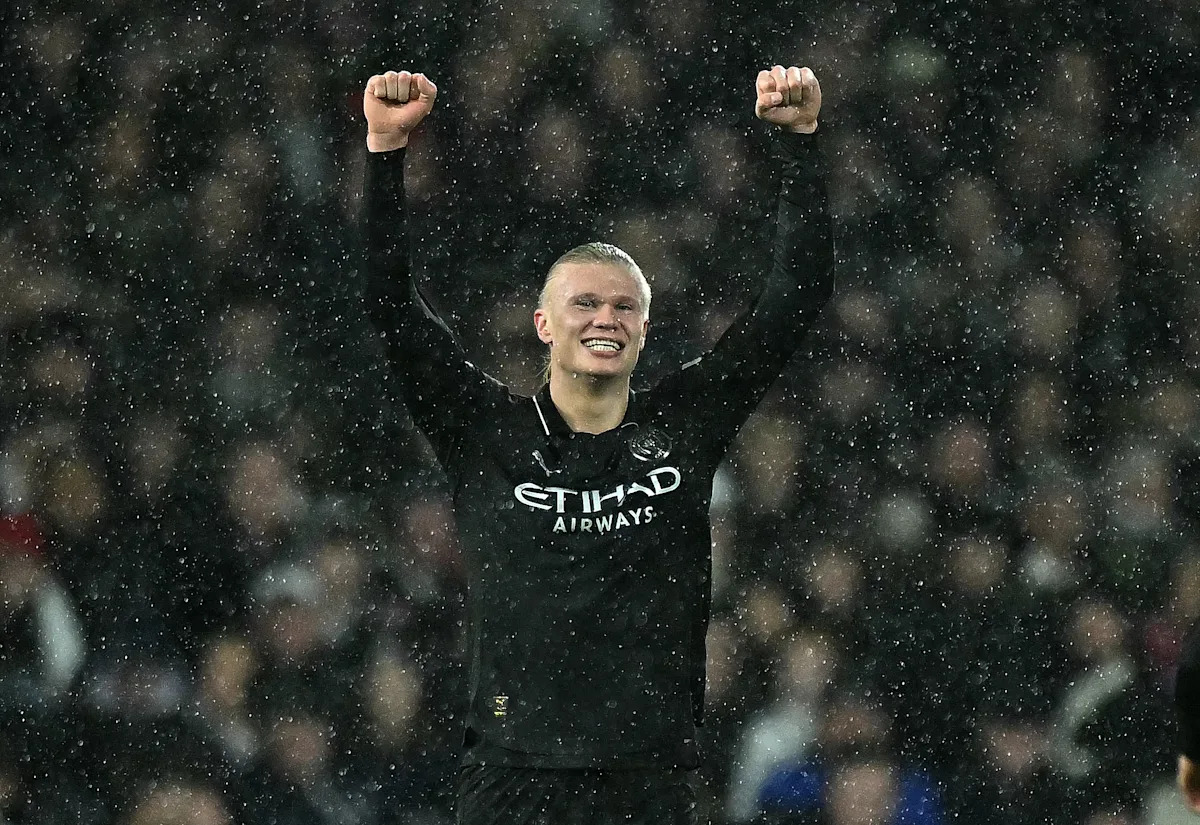 Erling Haaland sets Premier League record with 100th goal in 111th match for Manchester City