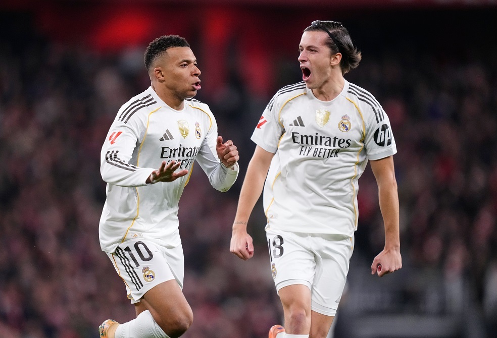 ريال مدريد يهزم أتلتيک بيلباو في عقر داره (فيديو)