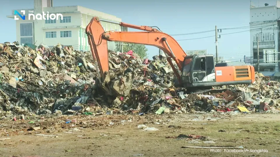 Thailand’s Hat Yai chokes on piles of rotting waste after floods, foul smell spreads citywide