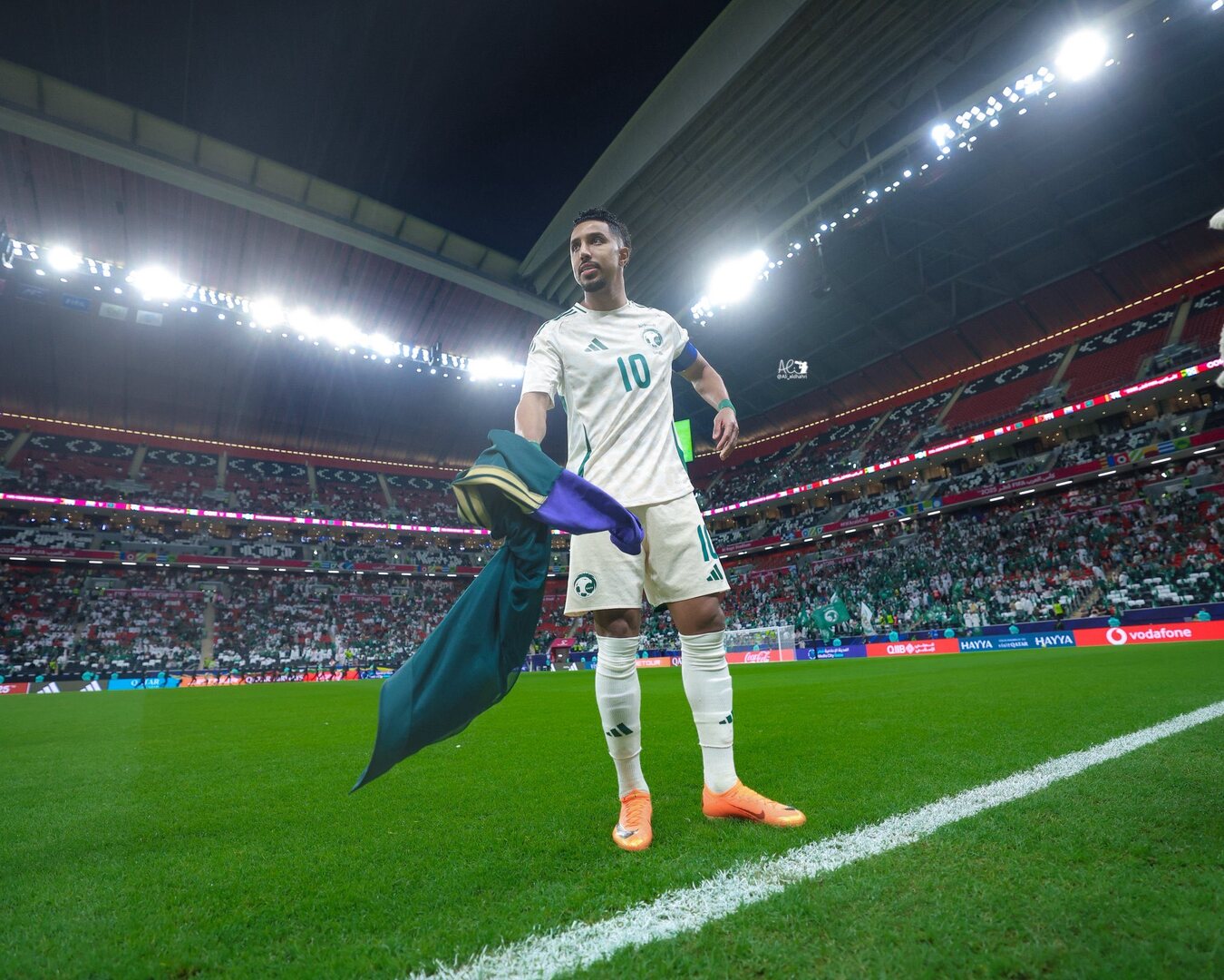 "بالأرقام"..  ماذا قدم سالم الدوسري مع المنتخب السعودي في کأس العرب؟